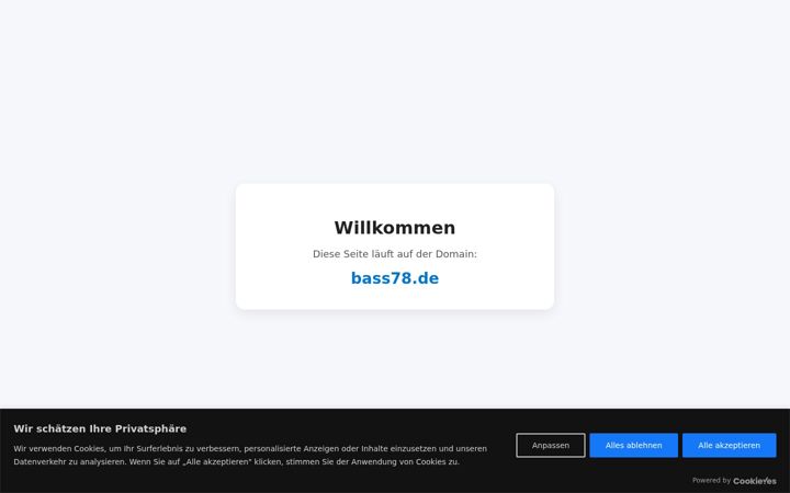 Screenshot of bass78.de