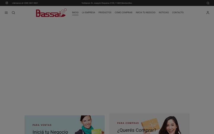 Screenshot of bassai.com.uy