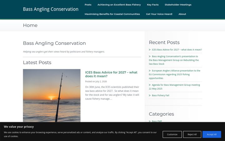 Captura de ecrã de bassanglingconservation.co.uk