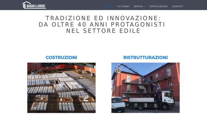 Screenshot of bassanilorenzi.it