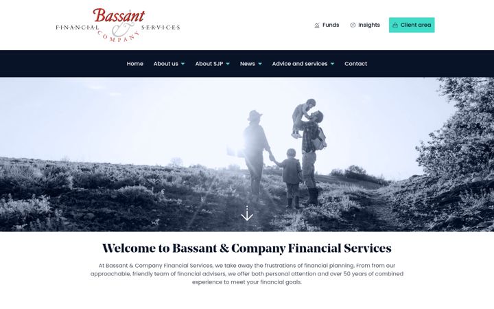 Screenshot of bassantfs.co.uk