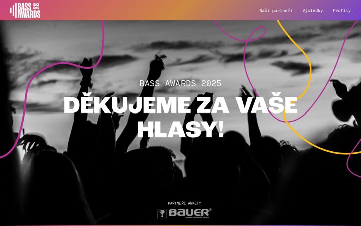 Screenshot of bassawards.cz