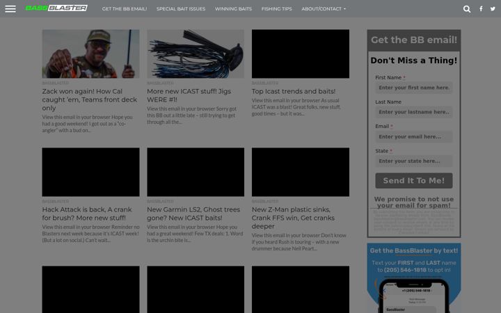 Screenshot of bassblaster.com