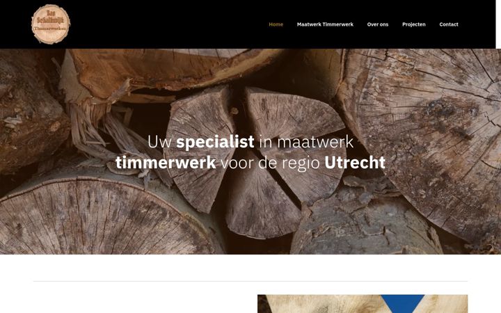 Screenshot of basschalkwijktimmerwerken.nl