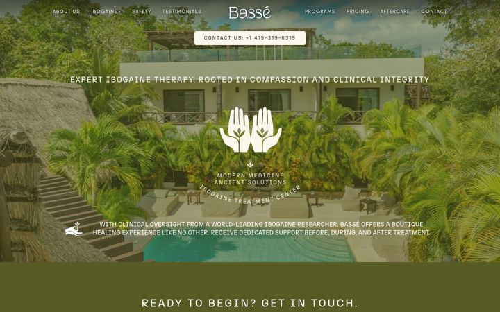 Screenshot of basseibogaine.com