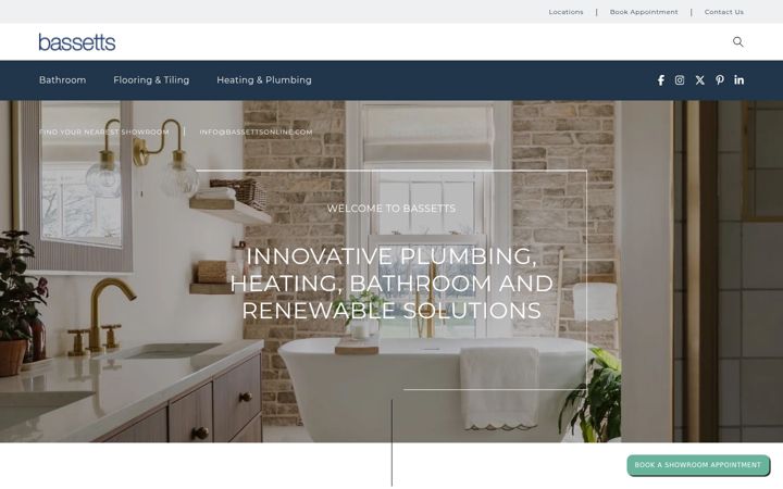 Screenshot of bassettsonline.com