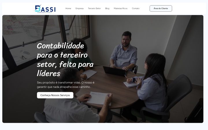 Screenshot of bassicontabilidade.com.br