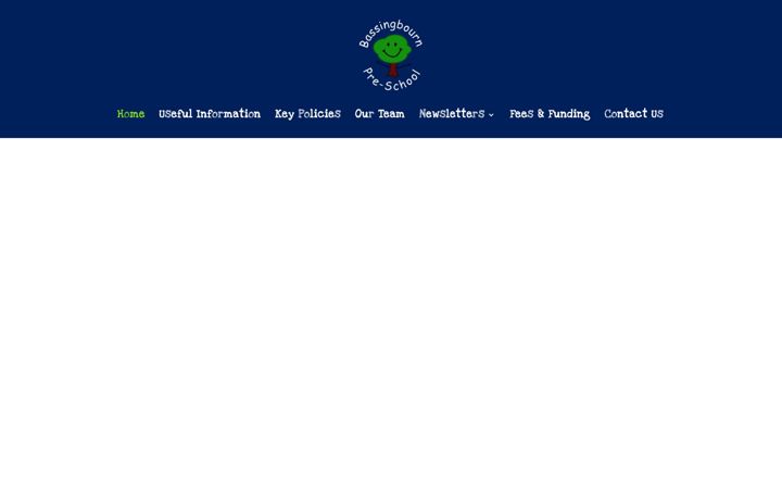 Screenshot of bassingbourn-preschool.co.uk