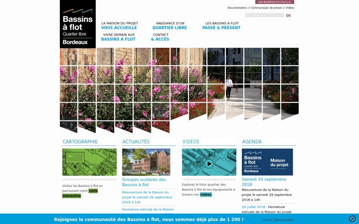 Screenshot of bassins-a-flot.fr