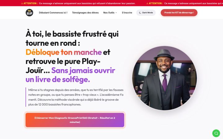 Screenshot of bassistepro.com