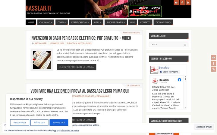 Screenshot of basslab.it