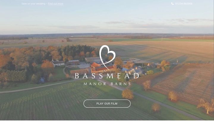 Screenshot of bassmeadmanorbarns-weddings.co.uk