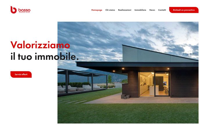 Screenshot of basso.tn.it