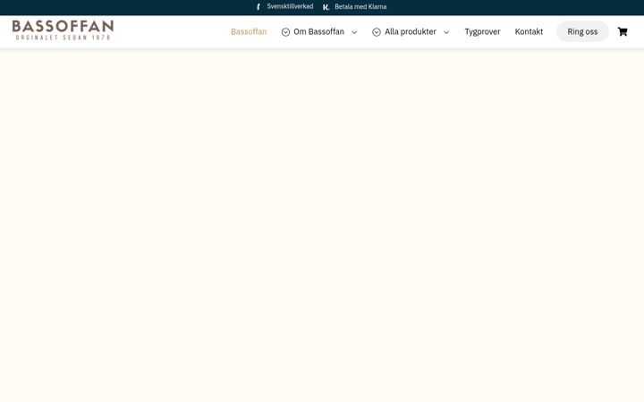Screenshot of bassoffan.se