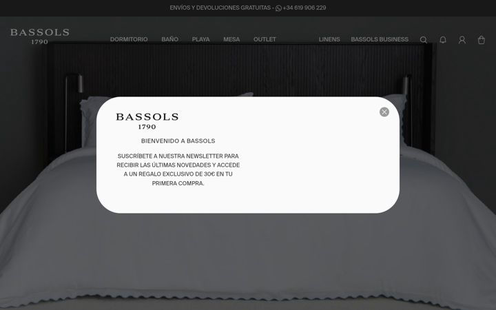 Snímek obrazovky bassols.es