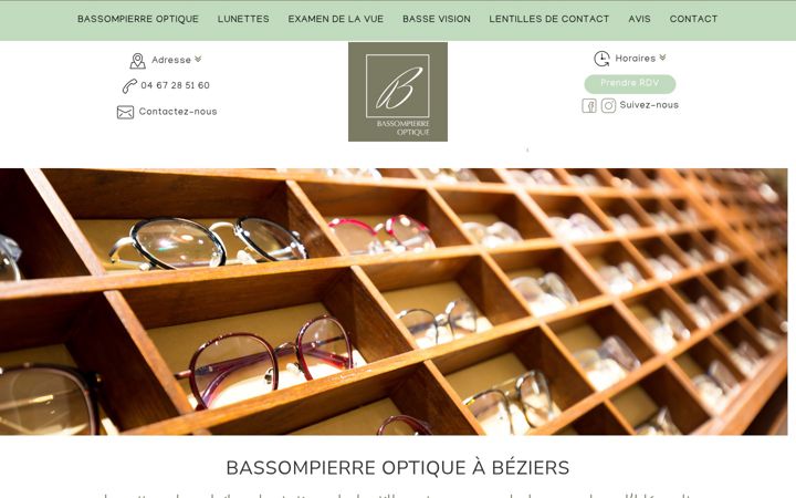 Screenshot of bassompierre-optique.fr