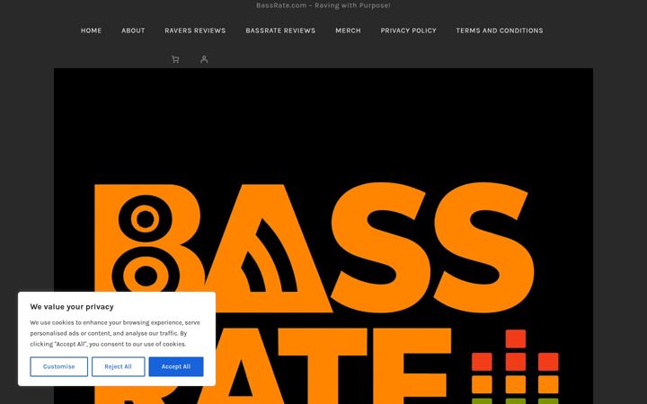 Screenshot of bassrate.com