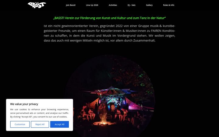 Screenshot of basst.org
