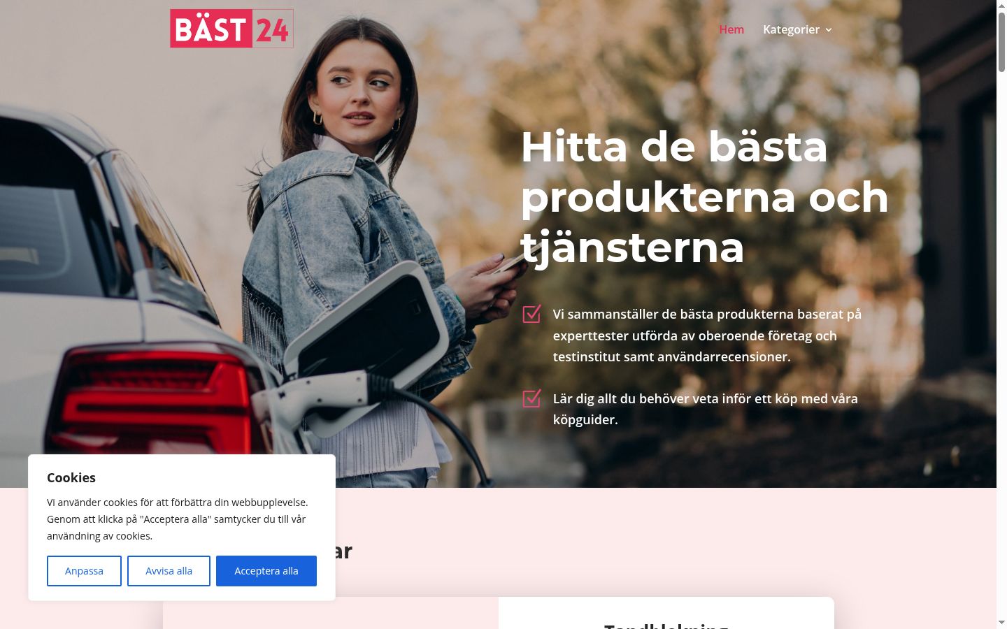 Sutikimo reklamjuostės, rodytos prieš bet kokią sąveiką, ekrano kopija