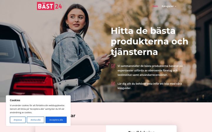 Captură de ecran a bast24.se