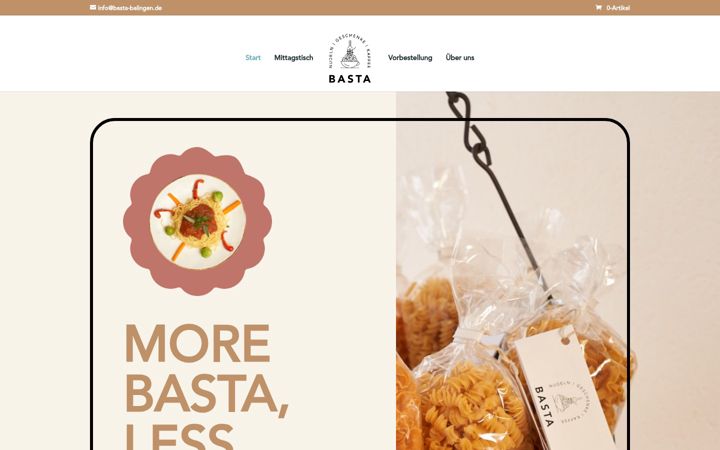Екранна снимка на basta-balingen.de