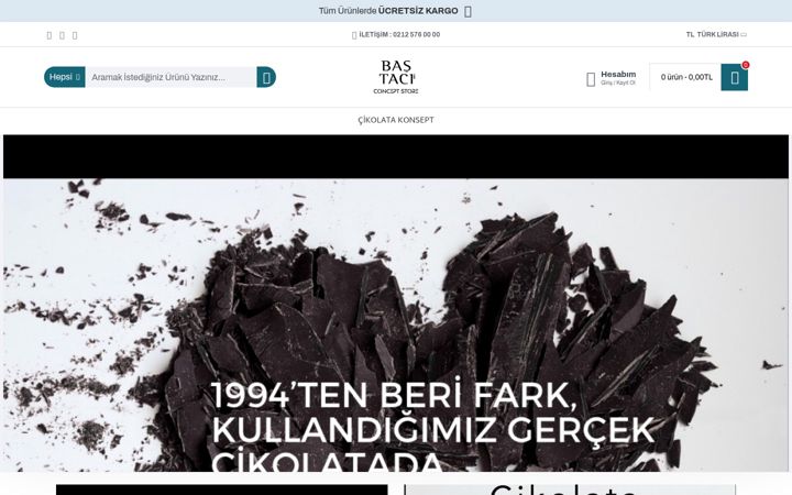 Screenshot of bastaci.com.tr