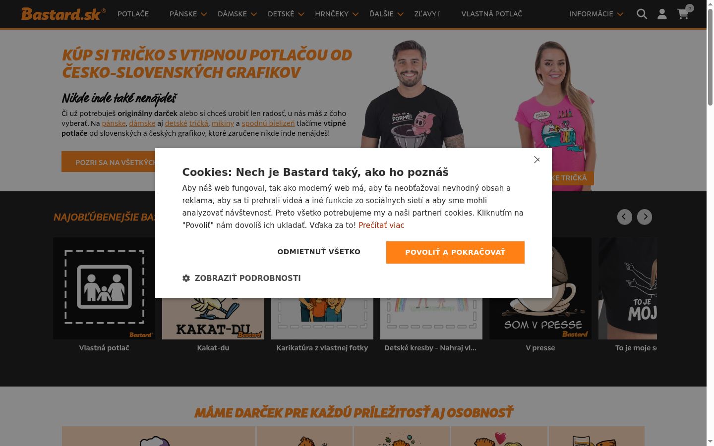 Snímek obrazovky baneru souhlasu zobrazeného před jakoukoli interakcí