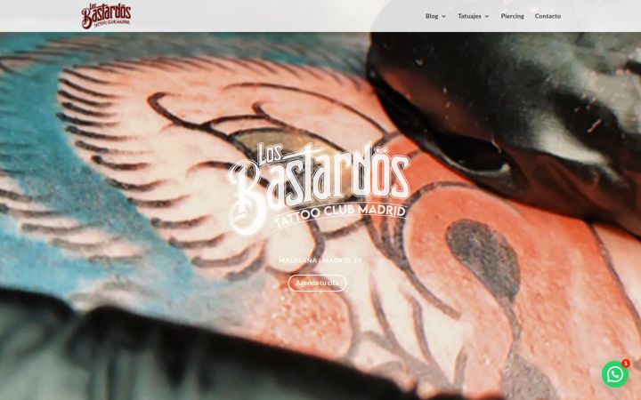 Screenshot of bastardostatuaje.com