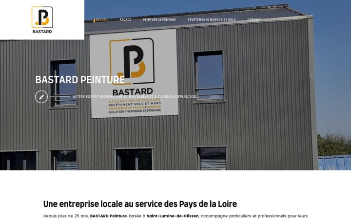 Screenshot of bastardpeinture.fr