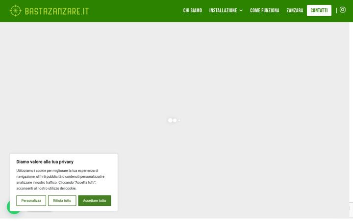 Screenshot of bastazanzare.it