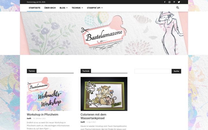 Screenshot of bastelamazone.de