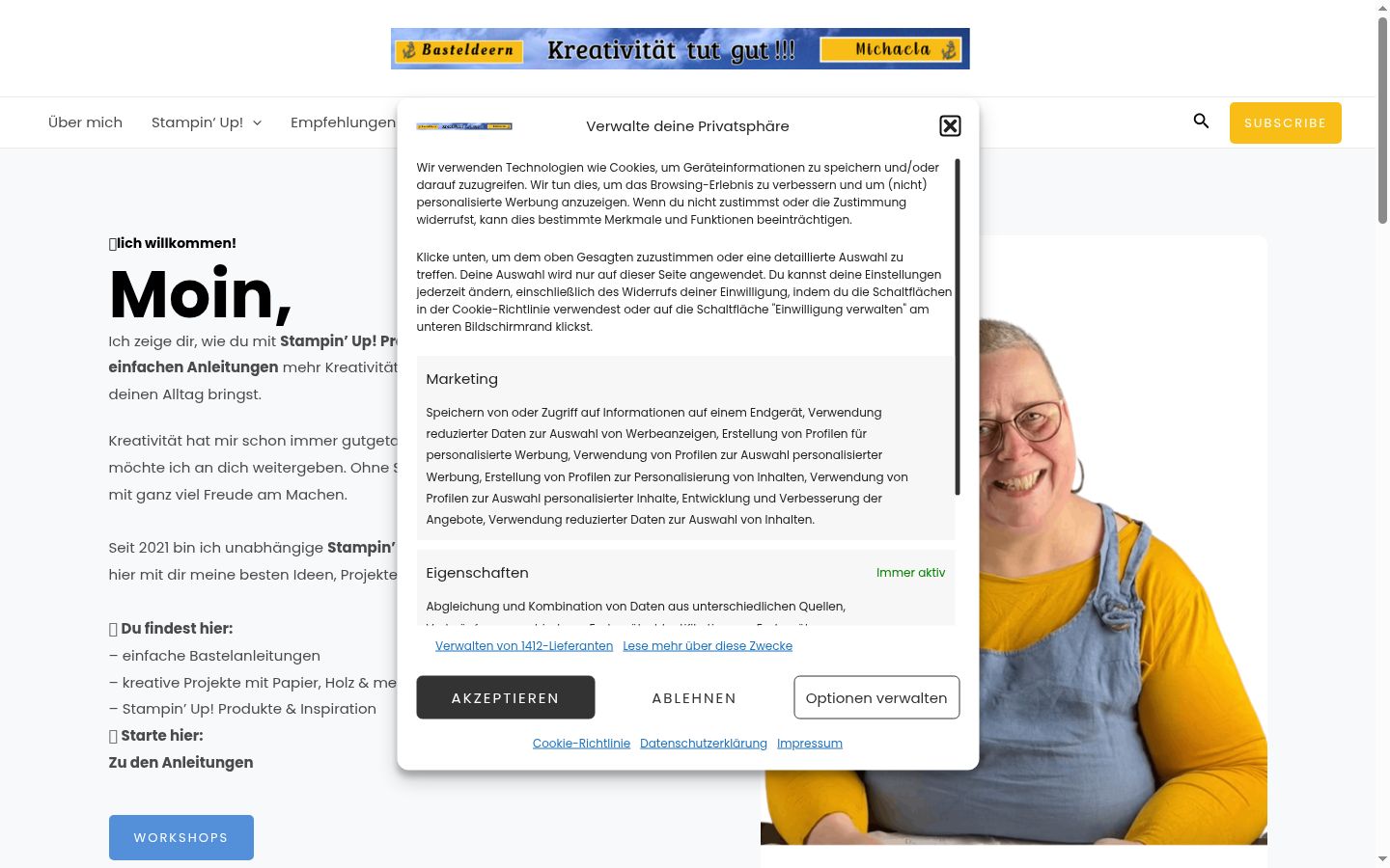 Skjámynd af samþykkisborðanum eins og hann birtist áður en nokkur samskipti fóru fram