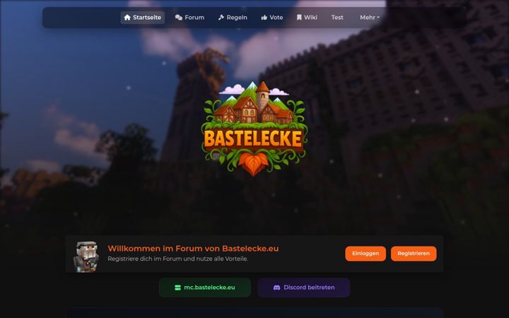Screenshot of bastelecke.eu