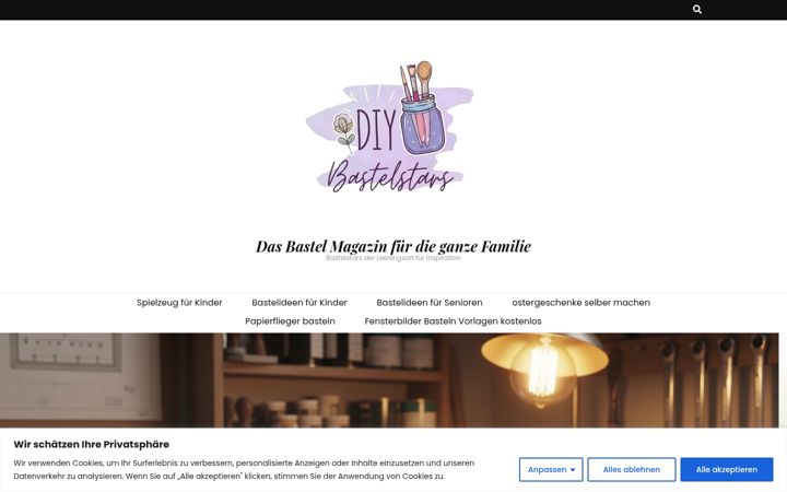 Screenshot of bastelstars.de