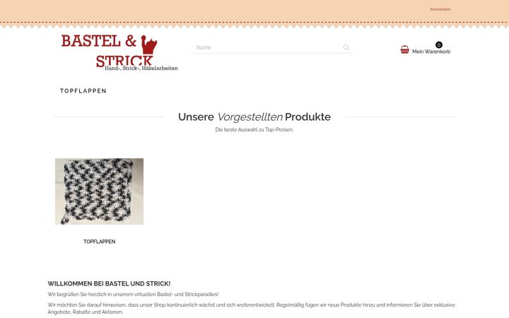 Screenshot of bastelundstrick.de