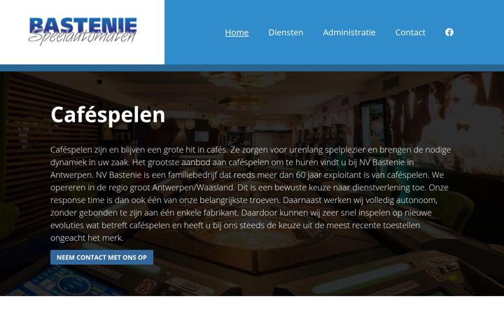 Screenshot di bastenie.be