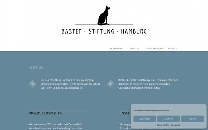Skærmbillede af bastet-stiftung-hamburg.de