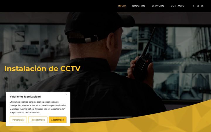 Screenshot of bastetseguridad.com