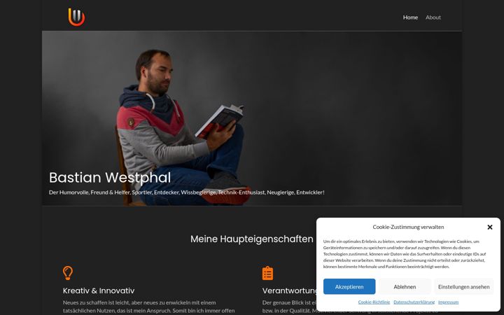 Screenshot of bastian-westphal.de