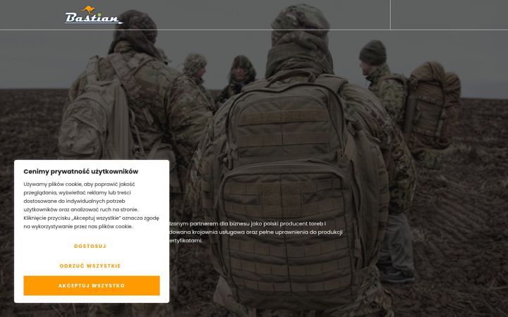 Screenshot of bastian.pl