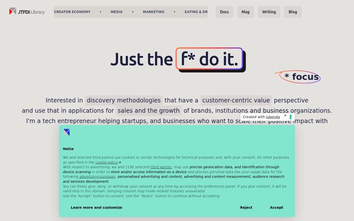 Screenshot of bastianmoritz.com
