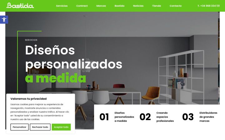 Screenshot of bastida.com