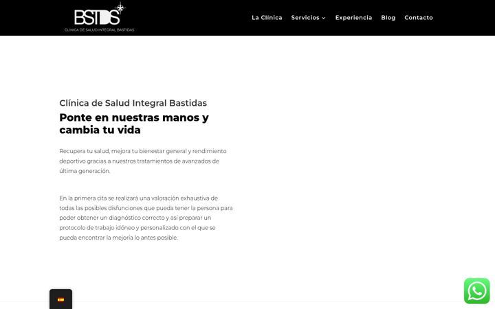 Screenshot of bastidasfisio.es