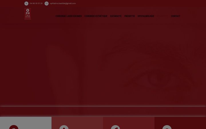 Screenshot of bastide-ophtalmologie.fr