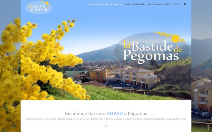 Screenshot of bastide-pegomas.fr