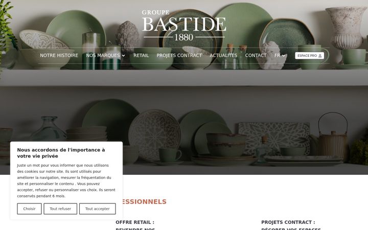 Screenshot of bastide1880.com