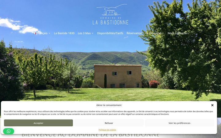 Screenshot of bastidonne.fr