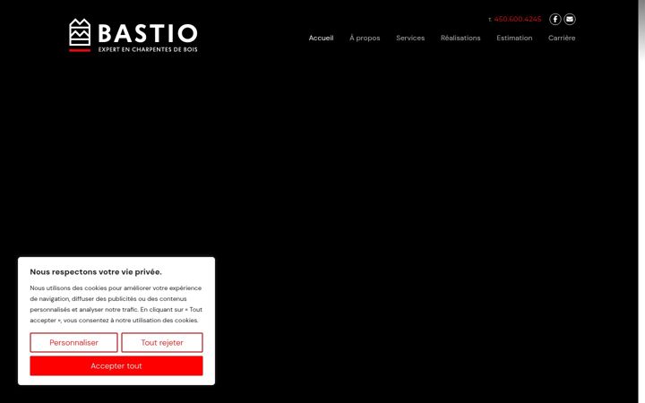 Screenshot of bastio.ca