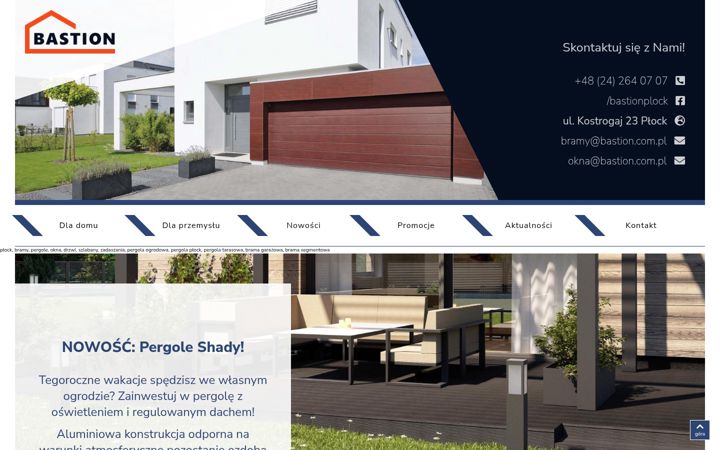 Screenshot of bastion.com.pl