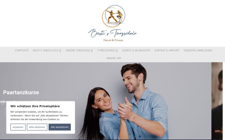 Screenshot of bastis-tanzschule.de